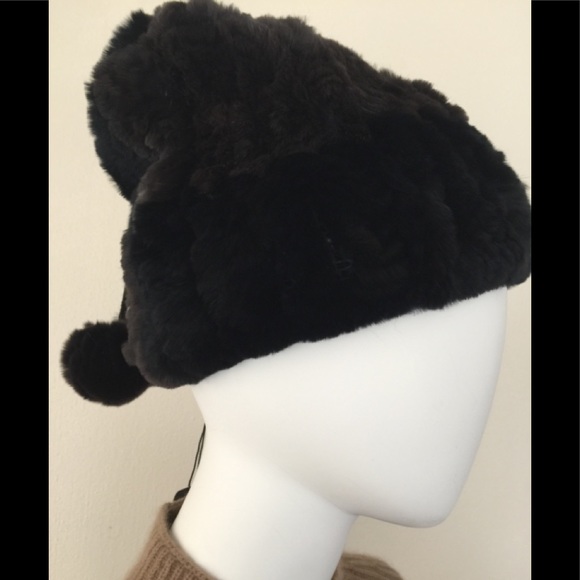 NWT Intuition Paris black &brown furhat/neckwarmer